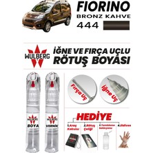 Wulberg Fiat Fiorino Bronz Kahve 444 Rötuş Boya 25 ml + Vernik Iğne & Fırça Uçlu Kalıcı Çizik Giderici