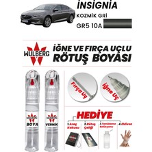 Wulberg Opel Insignia Kozmik Gri Gr5 10A Rötuş Boya 25 ml + Vernik Iğne & Fırça Uçlu Kalıcı Çizik Giderici