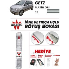 Wulberg Hyundai Getz Platin Gri 5s Rötuş Boya 25 ml Iğne & Fırça Uçlu Kalıcı Çizik Giderici