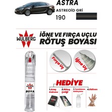 Wulberg Opel Astra Astreoid Gri 190 Rötuş Boya 25 ml Iğne & Fırça Uçlu Kalıcı Çizik Giderici