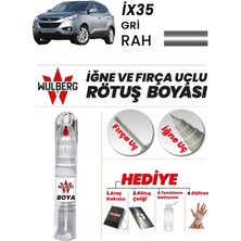 Wulberg Hyundai İX35 Gri Rah Rötuş Boya 25 ml Iğne & Fırça Uçlu Kalıcı Çizik Giderici