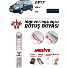Wulberg Hyundai Getz Mavi Yv Rötuş Boya 25 ml Iğne & Fırça Uçlu Kalıcı Çizik Giderici