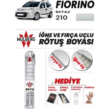 Wulberg Fiat Fiorino Beyaz 210 Rötuş Boya 25 ml Iğne & Fırça Uçlu Kalıcı Çizik Giderici Rutuş