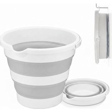 12 Litre Katlanabilir Kova - Portatif Temizlik Kovası