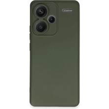 Newface Xiaomi Redmi Note 13 Pro Plus Kılıf Nano Içi Kadife Silikon - Koyu Yeşil