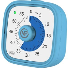 Analog Alarm Zamanlayıcı - Pomodoro Saati (Mavi)