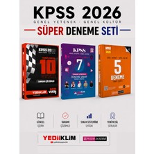 Anla Kazan Yayınları Yediiklim 2026 Kpss Genel Yetenek Genel Kültür 17 Deneme & Pegem Kpss 5 Deneme Seti