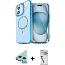 Marsilyan™- iPhone 11 Kılıf Kıvılcım Form Prime - Şeffaf Uv Polymer Nano Ekran Koruyucu + Raze Metal Kamera Lens - Mı