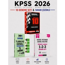 Anla Kazan Yayınları Yediiklim 2026 Kpss Tüm Dersler Gkgy 10 Deneme & Pegem + Dizgi Kpss Türkiye Geneli Deneme Seti