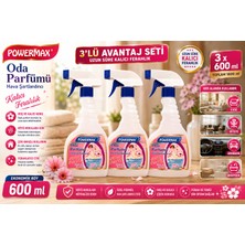 Powermax Çiçek Tazeliği Oda Parfümü 600 ml x 3 Adet Toplam 1800 ml Ekonomik Set