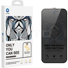 Lito D+ Ultra 360° Privacy Full Glass 14 Pro Max Ekran Koruyucu