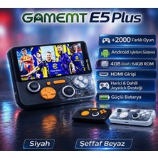 Azurtech Gamemt E5 Plus Taşınabilir Oyun Konsolu 4gb Ram 64GB Hafıza Android Sistem HDMI Çıkışlı 2000+ Oyun