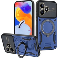 Mudanis Realme C53 Kılıf Joy Lens Standlı Kapak - Lacivert