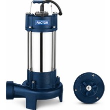 Factor WVSD-1100WB 1.5 Hp Bıçaklı Kirli Su Dalgıç Pompası 220V