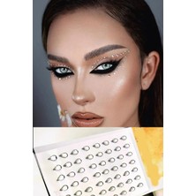 Derin Stok Damla Kristal Işıltılı Sticker Yüz Vücut Makyaj Taşı ( 110 Adet )
