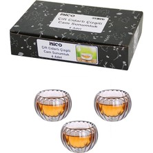 İbico Ibico İ22-147 ( 6pcs ) ( Çizgili Cam ) ( Çift Cidarlı ) Sosluk & Lokumluk ( 50 ml )*30=k