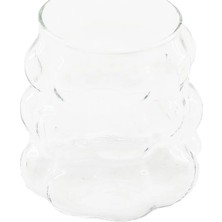 DMR Home DMR-2286 ( Boncuklu & Boğumlu Cam Bardak & ) 300ML ( Kahve & Sunum & Meşrubat )*100