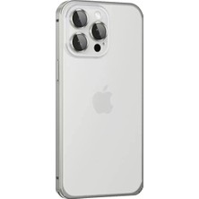 Derin Stok Iphone 15 Metal Bumper Mat Kapak - Gri