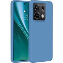 Durukar®   Redmi Note 13 Pro 4g Kılıf First Silikon - Mavi