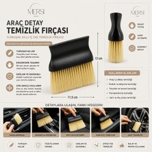 Mersi Shop Araç Detay Temizlik Fırçası Yumuşak Kıllı Iç Dış Temizlik Fırçası 13 cm