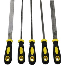 İbico Ibico Steel Fıle Set Lrd-34 ( 5pcs ) ( 8'' Çelik Eğe Seti ) ( Balık Sırtı & Üçgen & Kare & Yuvarlak & Düz Geniş )*36