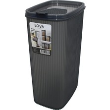 Lova LV-238 ( 4lt ) Shell Erzak Saklama Kabı Plastik*24=k