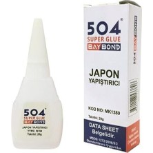 Bay-Tec Japon Yapıştırıcı 504  Baytec-20 Gr-50 Adet