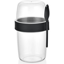 Qlux Ideas Qlux L-00977 Bomonti Yoğurt Kabı ( 2 Bölmeli = 300+600ML )*24=k
