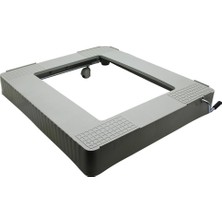 Çelik AYNA-471 ( Plastik & Metal Destekli & Frenli ) ( Gri ) Çeksür Makine Ayak*6
