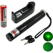 Egonex Italyano KA-846 100MW Desen Başlıklı Şarjlı Yeşil Lazer Pointer
