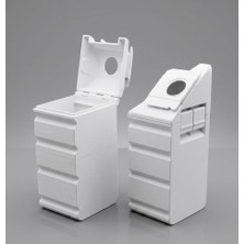 Karahan 3D Roborock Q Revo Master Uyumlu Boşaltılabilir Yeniden Kullanılabilir Robot Süpürge Toz Haznesi