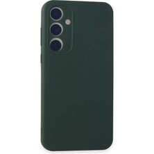 Durukar®  Samsung Galaxy A35 5g Kılıf First Silikon - Koyu Yeşil