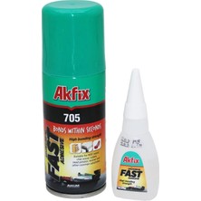 Akfix GA-055 ( 100ML+25GR ) Hızlı Yapıştırıcı*48