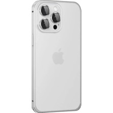 Derin Stok Iphone 15 Metal Bumper Mat Kapak - Gümüş