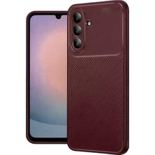Derin Stok Galaxy A26 Kılıf Auto Focus Karbon Kapak - Bordo