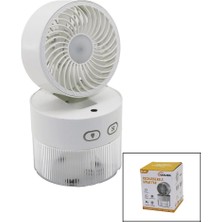 Hasuba HS-243 ( Su Spreyli ) (Katlanır Başlık & 90°) (Işıklı) (Usb Mini Fan) (Çap=11.2cm & Y:13.5-20.5cm) (3 Kademe Hız ) (350ML)*60