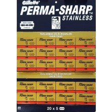 Perma-Sharp Süper ( Tam ) Jilet ( 5pcs ) x ( 20PCS )*1X108