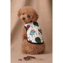 Patipin Süper Kahraman Desenli Kedi ve Köpek Tişörtü Küçük Irk Pet Kıyafeti