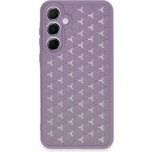 Durukar®  Samsung Galaxy A15 4g Kılıf Petek Silikon Kapak - Lila