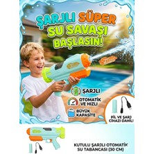 Depomiks Kutulu Şarjlı Hızlı Dolum Otomatik Su Tabancası (30 Cm)