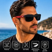 Exeline Col 147 Yeni Premium Seri Polarize Erkek Güneş GÖZLÜĞÜ-POLARIZE-UV400-ANTI Refle 3lü Koruma 55*18*135 Ekartman