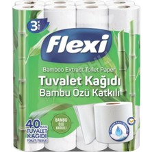 Flexi Tuvalet Kağıdı Bambu 40'lı