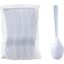 5 Adet Uplass Plastik Kaşık Lüks 50 Adet