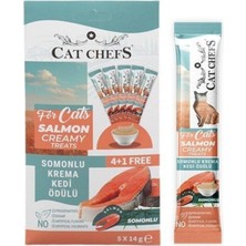 Trendy Pazars Somonlu Krema Kedi Ödülü 14 gr x 5 Adet