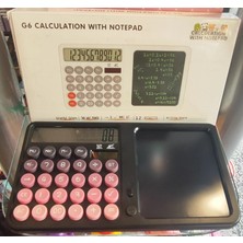 Ada Çanta Kırtasiye Yazı Tabletli Kalemli Hesap Makinesi Siyah TG639466