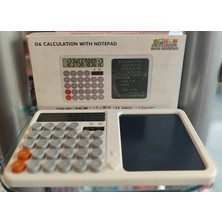 Ada Çanta Kırtasiye Yazı Tabletli Kalemli Hesap Makinesi Beyaz TG63333044