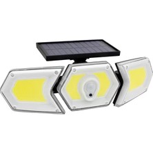 SHC4200 Solar Güneş Enerjili Geniş Açılı Çift Kanatlı Cob Ledli 3 Modlu Indüksiyon Lambası W774