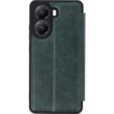 Colezium Po X7 Pro Kılıf Flip Cover - Koyu Yeşil