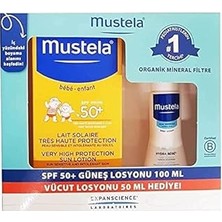 Starseven Spf 50+ Güneş Losyonu 100ML + Vücut Losyonu 50ML Hediye