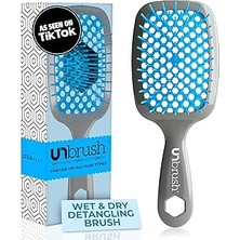 Starseven Fhi Heat Unbrush Islak Kuru Havalandırmalı Saç Fırçası, Mavi/gri